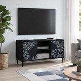  ormar DOKKUM 102 x 33 x 51 cm Crni hrast Konstruirano drvo | shoptok.hr