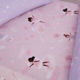 Catherine Lansfield Rožnata napenjalna otroška rjuha za zakonsko posteljo 135x190 cm Dancing Fairies – | Shoptok.si