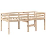 vidaXL Visoka postelja s streho 80x200 cm trdna borovina, (21243104) | Shoptok.si