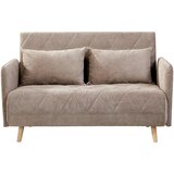 MID.YOU ZOFA S POSTELJNO FUNKCIJO, svetlo rjava tekstil | Shoptok.si
