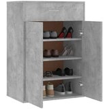 Ormarić za cipele boja betona 60 x 35 x 84 cm konstruirano drvo | shoptok.hr