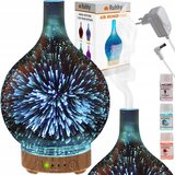  3v1 LED RGB steklen difuzor vlažilec zraka izparjevalnik in projektor 100ml + arome Cene