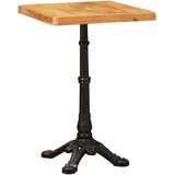 Bistro Stol Smeđa 50 x 50 x 76 cm Čvrsto drvo manga | shoptok.hr