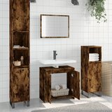 vidaXL 2-dijelni set kupaonskog namještaja dimljena boja hrasta drveni | shoptok.hr