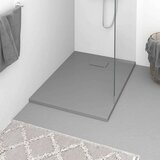 vidaXL Kad za tu&scaron; SMC siva 100x70 cm cene