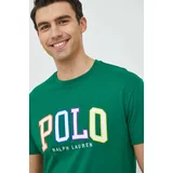 Polo Ralph Lauren Bombažna kratka majica , zelena barva