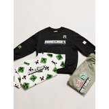 Sinsay Pamučna crewneck majica s vezom Minecraft | shoptok.hr