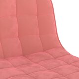  Barski stolci 2 kom ružičasti baršunasti | shoptok.hr