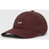 Wood Wood Bombažna bejzbolska kapa Low profile twill cap vijolična barva, 12110804.7083