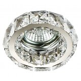 Mitea Lighting M206062 ugradna svetiljka hrom+transparentni nizovi okrugla | ePonuda.com