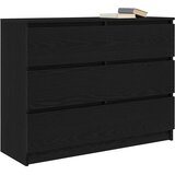  Komoda crni hrast 100x35x76 cm konstruirano drvo | shoptok.hr