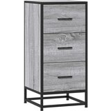 vidaXL Komoda boja hrasta sonome 35,5x35x76 cm konstruirano drvo metal | shoptok.hr
