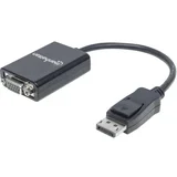 Manhattan 151962 DisplayPort / VGA adapter [1x muški konektor DisplayPort - 1x ženski konektor vga] crna UL certificiran 15.00 cm