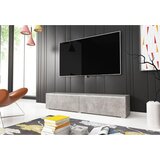 P & B nizka omarica lowa, videz betona, led | Shoptok.si
