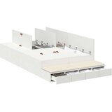 vidaXL bijeli krevet s prostorom za pohranu 120x200 cm | shoptok.hr