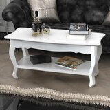  Stolić za Kavu s Dvije Razine MDF Bijeli | shoptok.hr