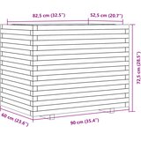  Vrtna sadilica 90x60x72,5 cm od impregnirane borovine | shoptok.hr