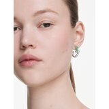 Swarovski Uhani zelena / transparentna | Shoptok.si