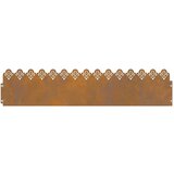 vidaXL Robniki za trato 10 pcs Rjav 103 x 0,05 x 22 cm, (5000111002) | Shoptok.si