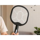  Aku. zložljiv električni lopar uničevalec insektov LED UV USB 50cm črn | Shoptok.si