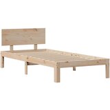  Okvir kreveta s uzglavljem 75x190 cm od borovine | shoptok.hr