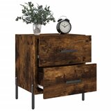  Noćni ormarić boja hrasta 40x35x47,5 cm od konstruiranog drva | shoptok.hr
