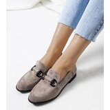 Gemre Gray leather oxford shoes Talisa | shoptok.hr