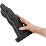 BUTTR Victory - dvostruki prst analni dildo (crni) | shoptok.hr