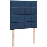 vidaXL Otomanski okvir kreveta s madraca plavi 90x190cm od tkanine | shoptok.hr