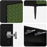  ormar GELEEN 102 x 33 x 51 cm Crni hrast Konstruirano drvo | shoptok.hr