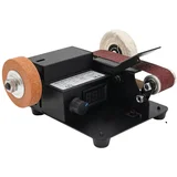 350W Mini trakasta brusilka, LCD zaslon, nastavljiva hitrost, črna, (5000157633)