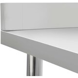  Kuhinjski radni stol 80 x 60 x 93 cm od nehrđajućeg čelika | shoptok.hr