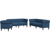  3-dijelni set sofa plavi od tkanine | shoptok.hr
