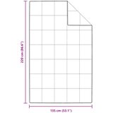  Zimska pokrivača s jastukom 2 kom. Bijelo Perje Bijela 135 x 220 cm | shoptok.hr