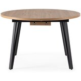 Marckeric Okrugli proširiv blagovaonski stol u prirodnoj boji ø 120 cm Cleo – | shoptok.hr