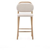 Kave Home Bež barski stol (višina sedeža 66 cm) Helda – | Shoptok.si