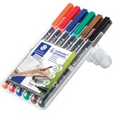 Marker PERMANENTNI 0,6MM PK6 RECIKLIRANI LUMOCOLOR STAEDTLER 318 WP6 | shoptok.hr