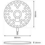  LED magnetni modul LED/24W/230V prečnik 18 cm 3000K | Eponuda.com