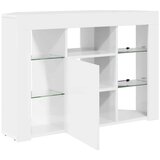  Kotna LED TV omarica Visoki sijaj bela 104 x 40 x 68 cm, (5000092103) | Shoptok.si