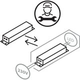 Novel STROPNA LED-SVETILKA Giga 40 W/4900 lm/3000 K/220-240 V/ | Shoptok.si