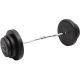 vidaXL Zavita palica z utežmi 60 kg Cene