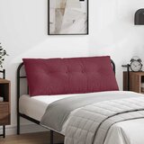 vidaXL Poglavni vzglavnik Vinorodna rdeča 120 x 19 x 50 cm blago | Shoptok.si