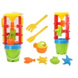  Set igračaka za pijesak, veliki mlin, kanta, šareni kalupi | shoptok.hr