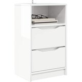  Noćni ormarići 2 pcs Visoki sjaj bijela 40 x 30 x 467 cm | shoptok.hr