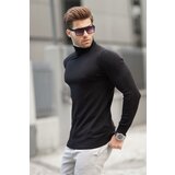 Madmext Men's Black Turtleneck Knitwear Sweater 6809 Cene