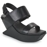 United nude Sandali & Odprti čevlji DELTA WEDGE SANDAL Črna
