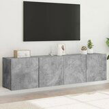  The Living Store Stenske TV omarice 2 kosa betonsko siva 80x30x41 cm - TV Omarica, (21555533) | Shoptok.si