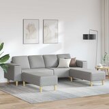  Kauč za dnevni boravak 3 pcs Oblačnosiva 250 x 188 x 76 cm | shoptok.hr