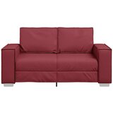  Dvosedežna Sofa - Vino Rdeča, 120 cm, Umetno Usnje, (22054516) | Shoptok.si
