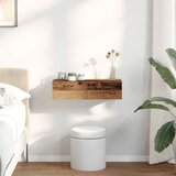vidaXL Stenska polica s predali starinski les 60x26,5x15 cm inž. les | Shoptok.si